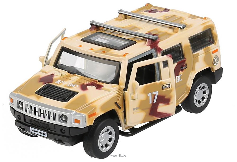 Фотографии Технопарк Hummer H2 HUM2-12MIL-BN (камуфляж)