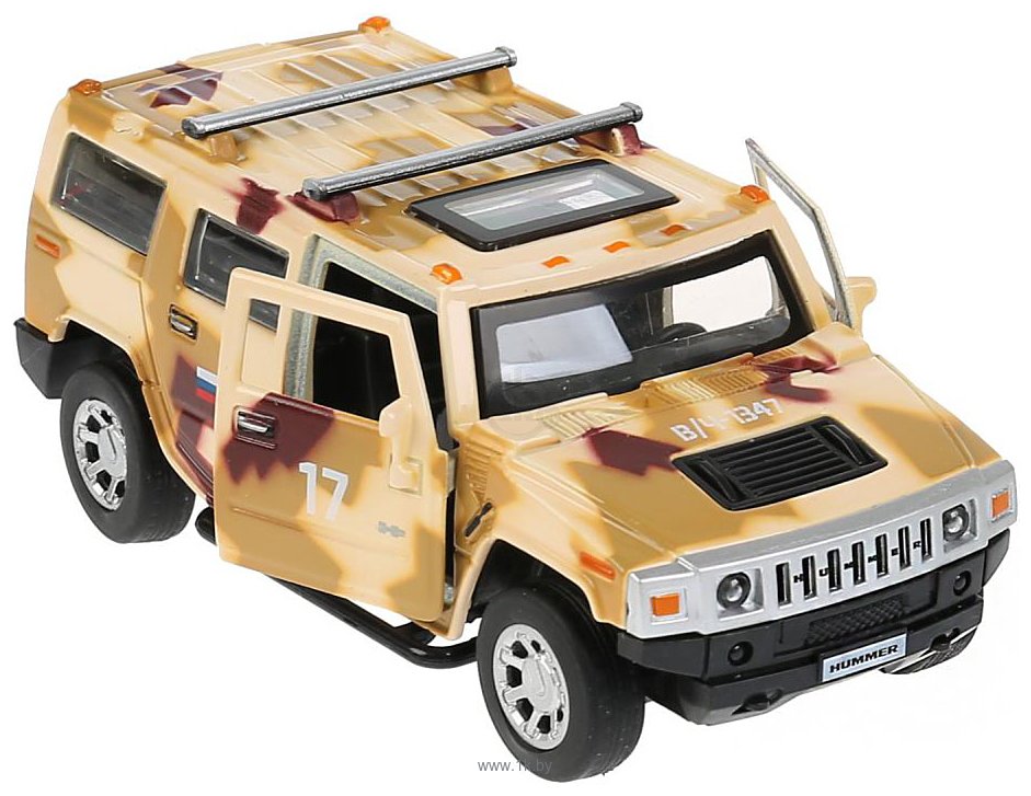 Фотографии Технопарк Hummer H2 HUM2-12MIL-BN (камуфляж)