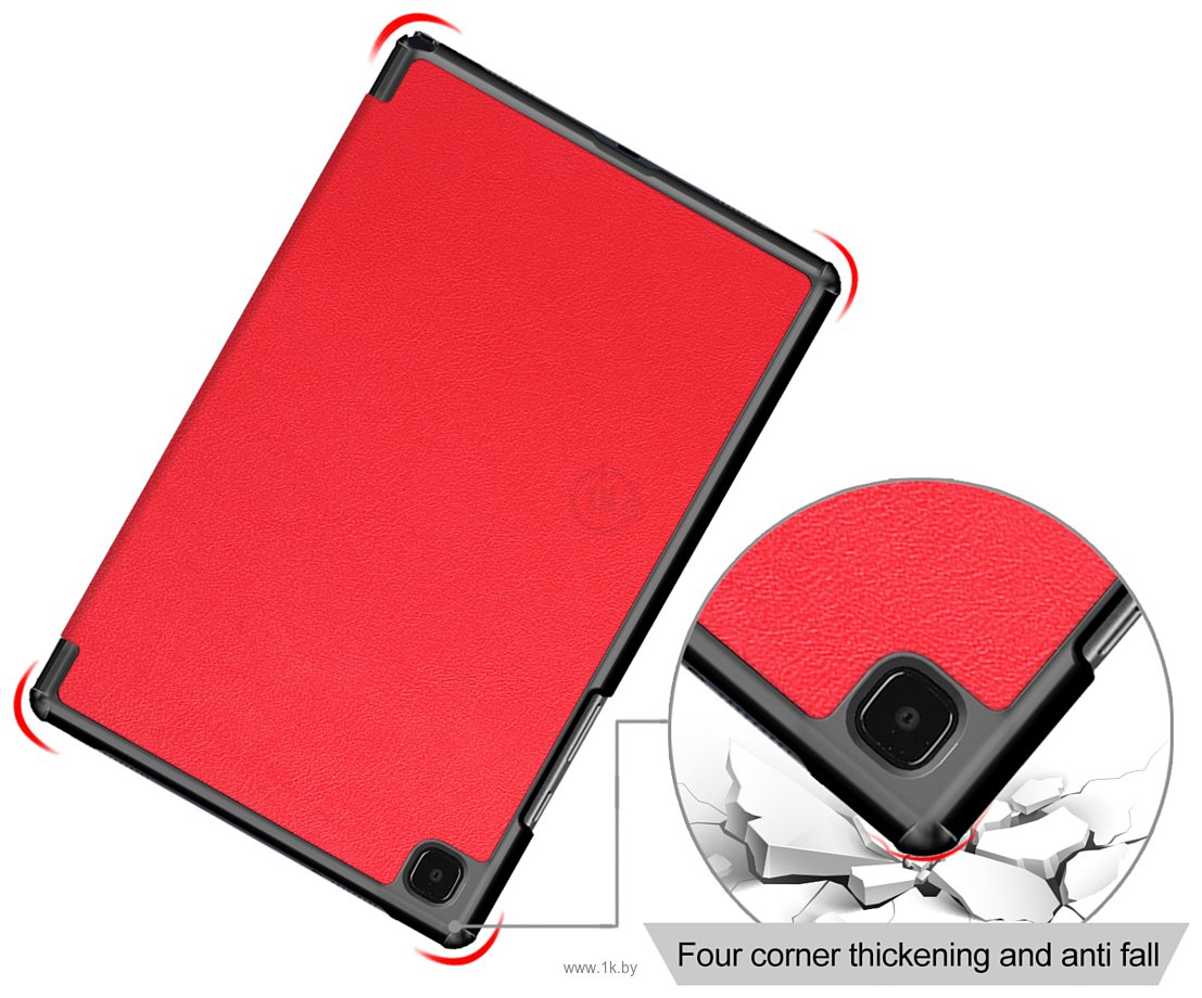Фотографии JFK Smart Case для Samsung Galaxy Tab A7 (красный)