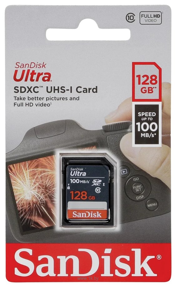 Фотографии SanDisk Ultra SDXC Class 10 UHS-I 100MB/s 128GB