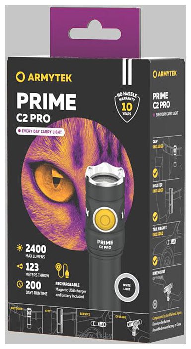 Фотографии Armytek Prime C2 Pro Magnet USB (белый)