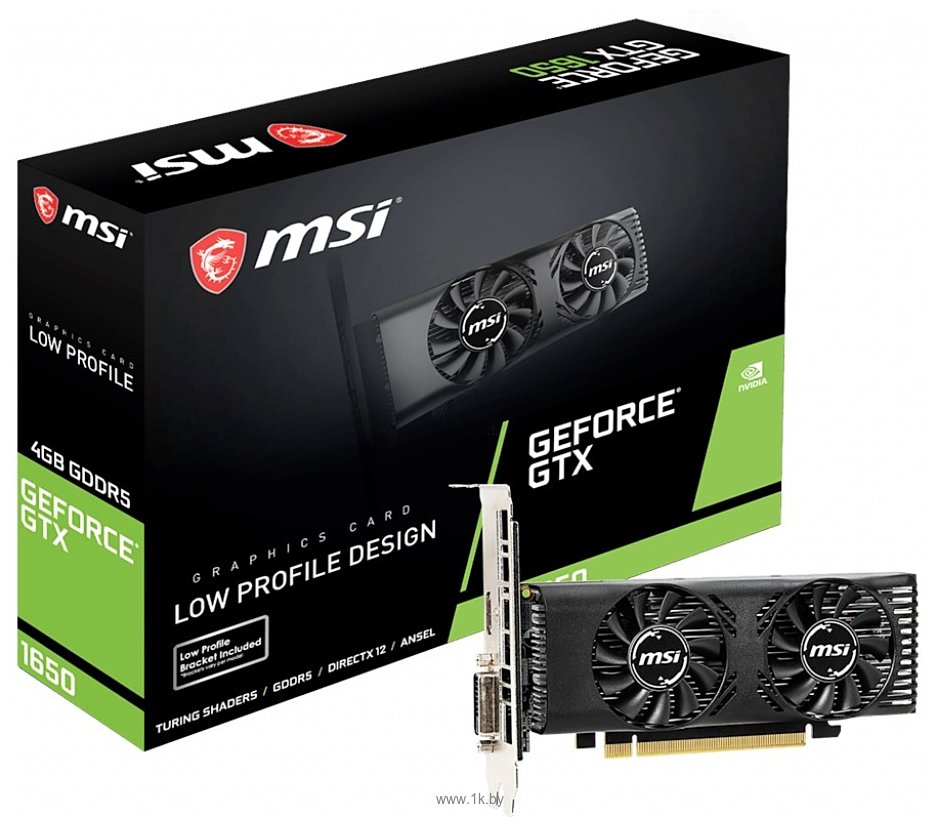 Фотографии MSI GeForce GTX 1650 4GT LP