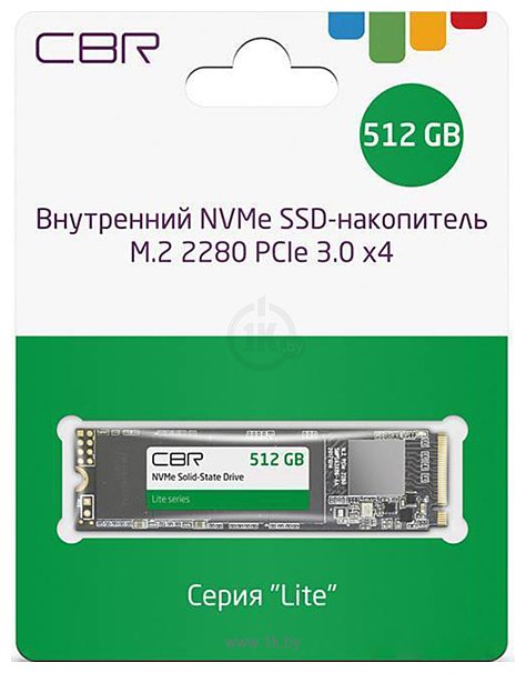 Фотографии CBR Lite 512GB SSD-512GB-M.2-LT22