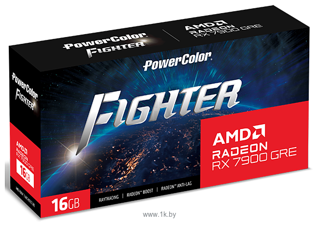 Фотографии PowerColor Fighter AMD Radeon RX 7900 GRE 16GB GDDR6 (RX 7900 GRE 16G-F/OC)