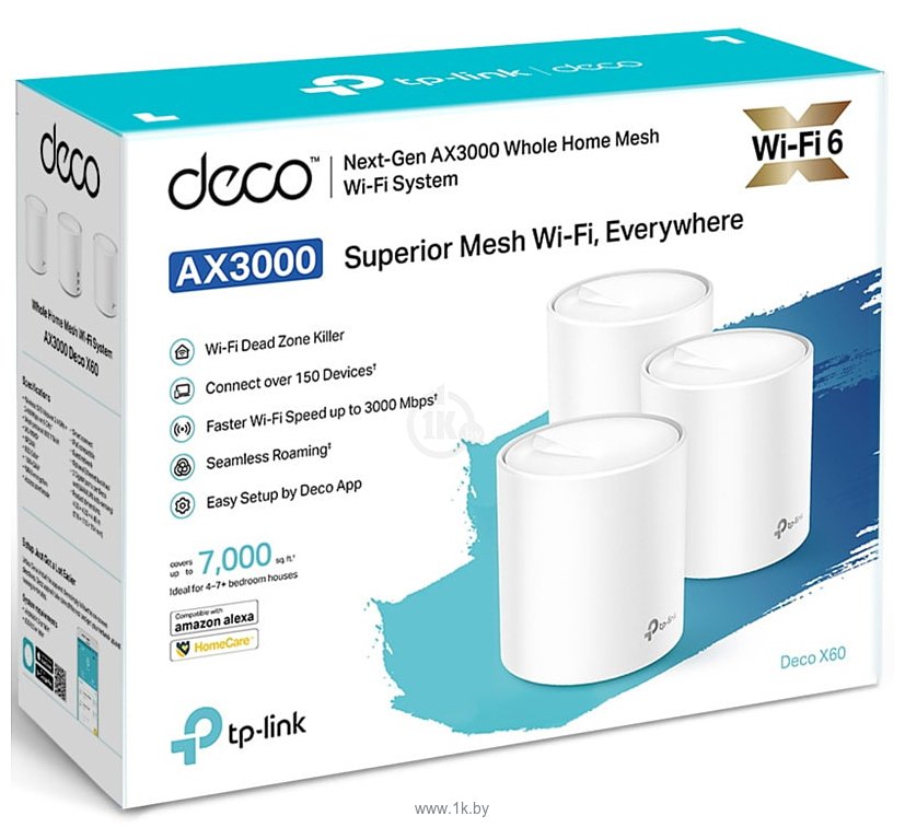 Фотографии TP-LINK Deco X60 V3 (3 шт.)