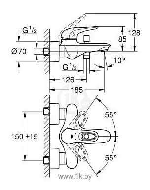 Фотографии Grohe Eurostyle 33591LS3