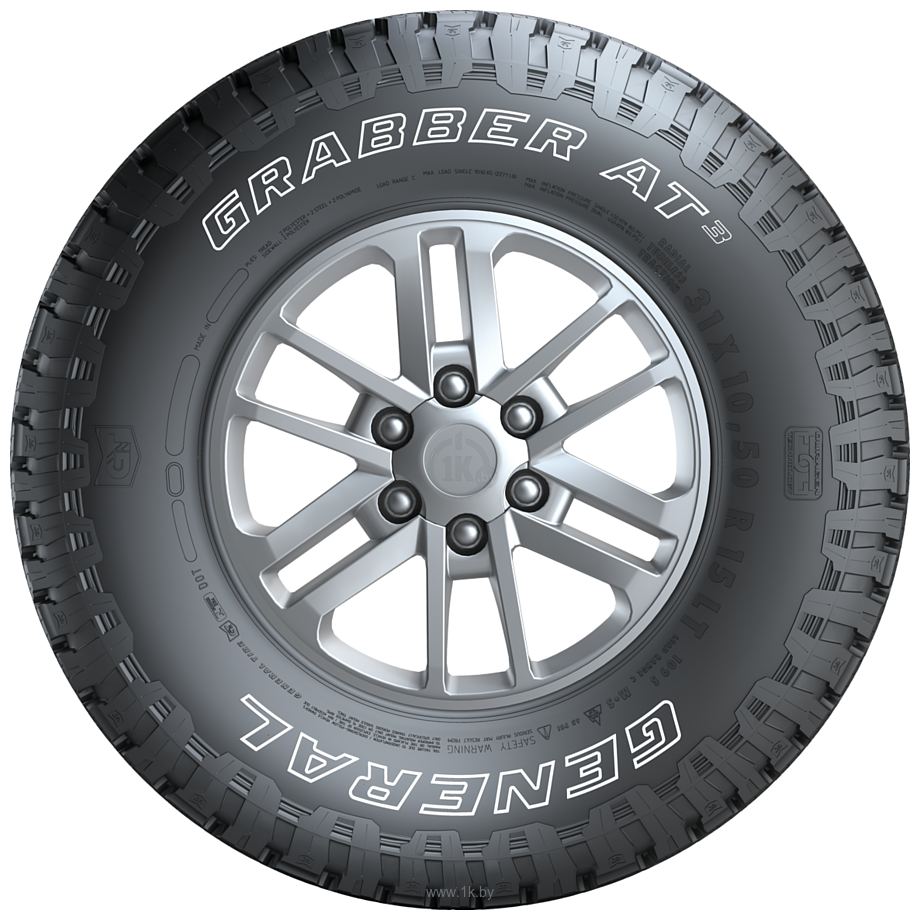 Фотографии General Tire Grabber AT3 265/60 R18 110H