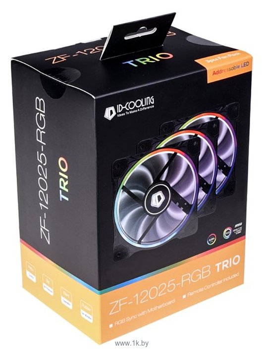 Фотографии ID-COOLING ZF-12025-RGB-TRIO