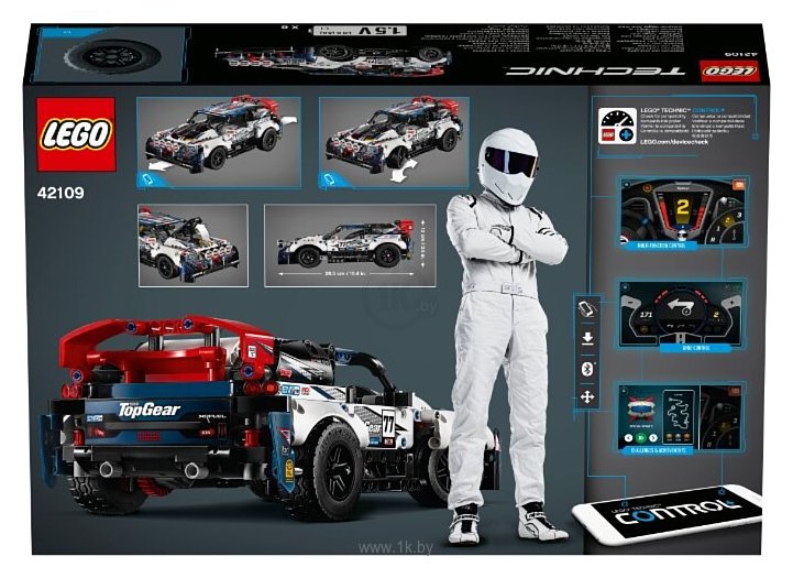 Фотографии LEGO Technic 42109 Гоночный автомобиль Top Gear на управлении