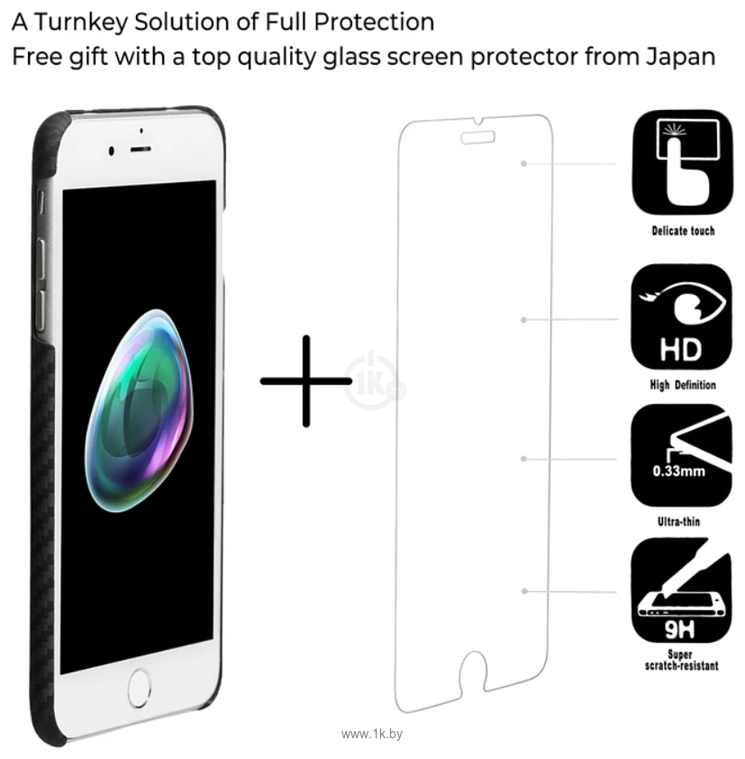 Фотографии Pitaka MagEZ Case Pro для iPhone 7 (twill, черный/серый)