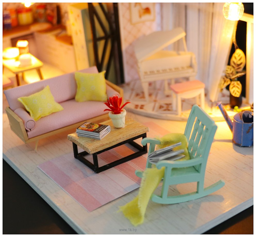 Фотографии Hobby Day DIY Mini House Розовый лофт (M035)