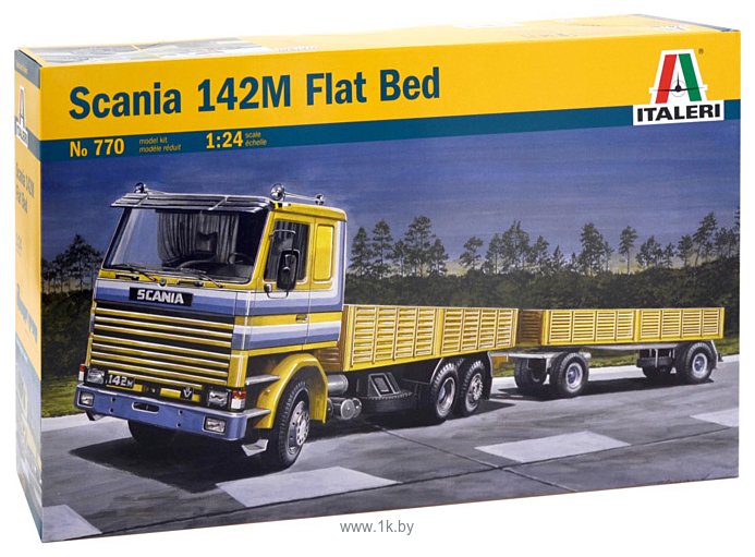 Фотографии Italeri 770 Scania 142M Flat Bed