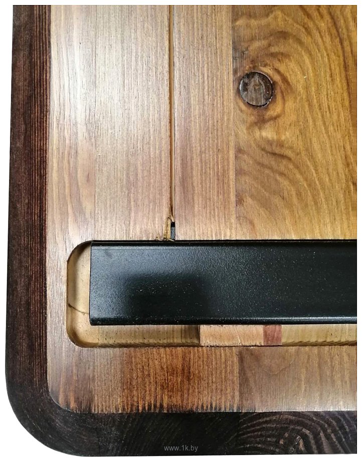 Фотографии ErgoSmart Wooden Electric Desk 1300х750х27 мм (дуб мореный/белый)