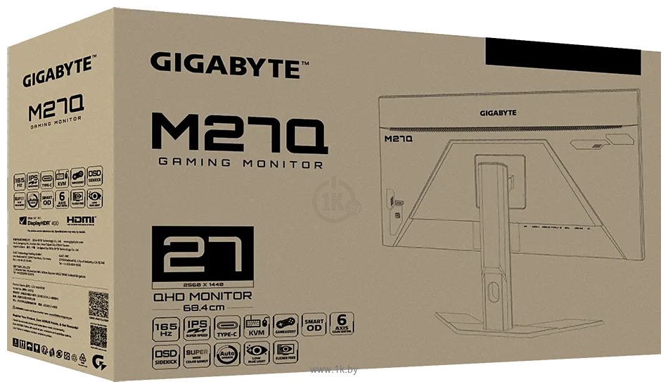 Фотографии Gigabyte M27Q (rev. 2.0)