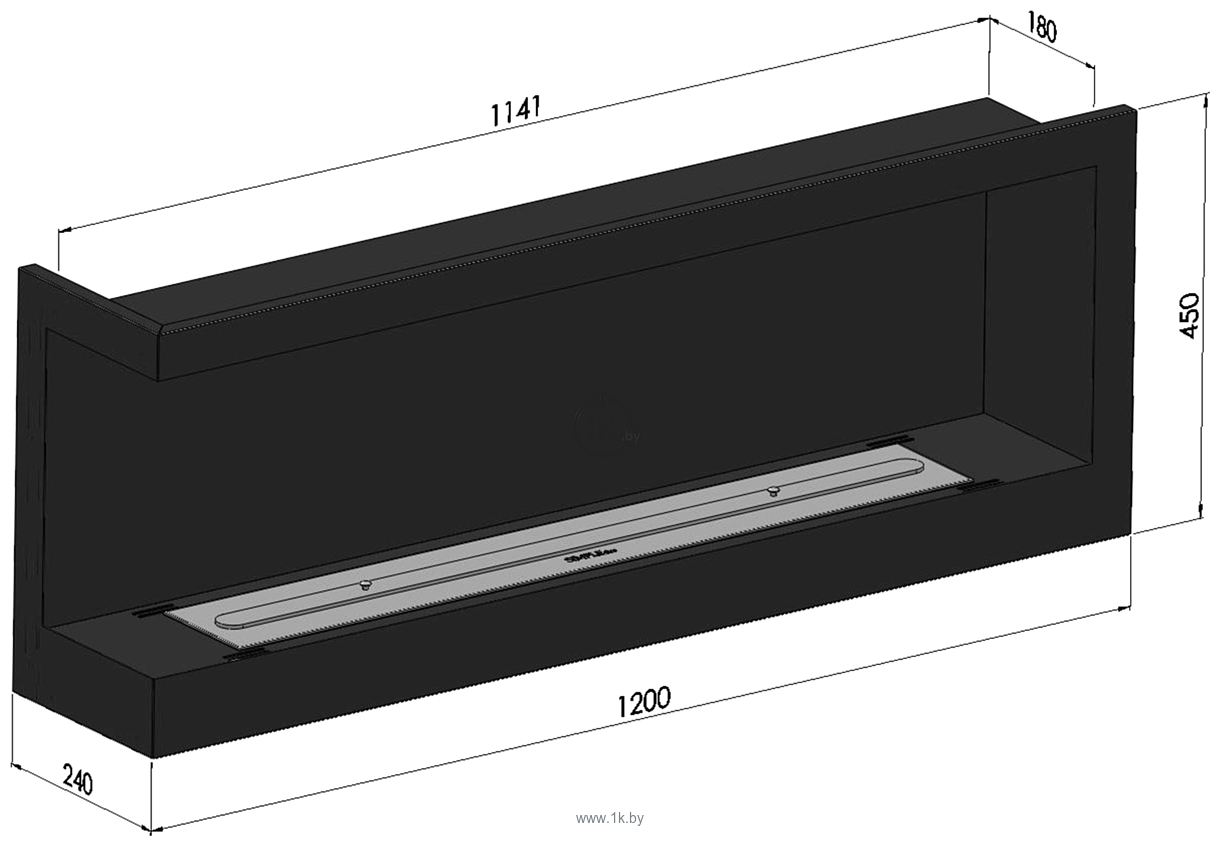 Фотографии Simple Fire Corner 1200 L