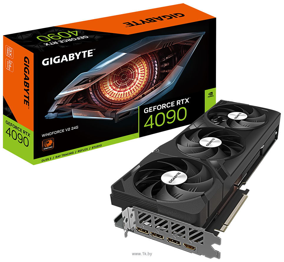 Фотографии Gigabyte GeForce RTX 4090 Windforce V2 24G (GV-N4090WF3V2-24GD)