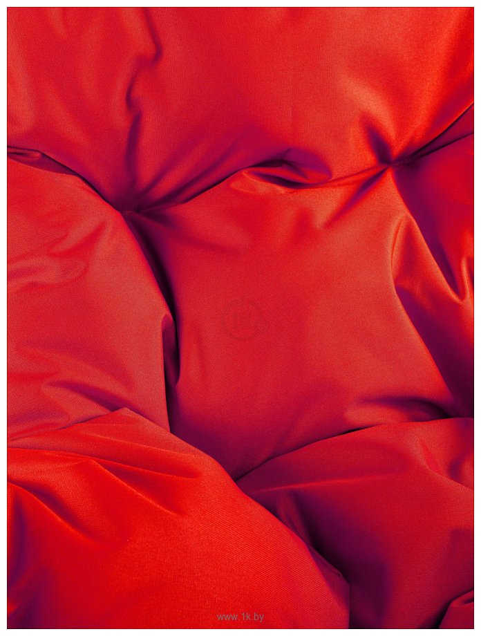 Фотографии M-Group Капля Лори 11530206 (коричневый ротанг/красная подушка)