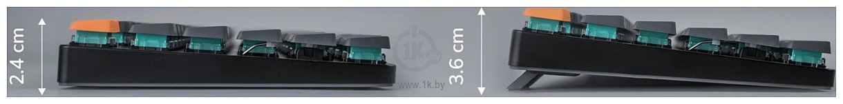 Фотографии Keychron K1 SE RGB K1SE-E1 Keychron Low Profile Optical Red (без кириллицы)