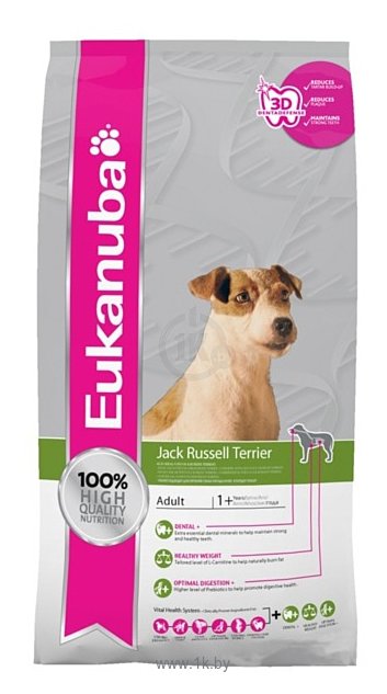 Фотографии Eukanuba Breed Specific Dry Dog Food for Jack Russell Terrier Chicken (2.5 кг)