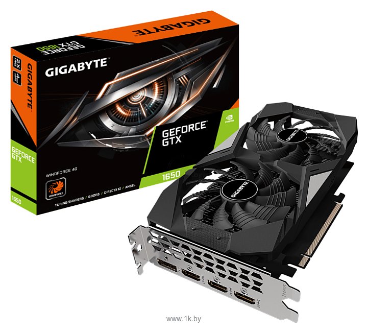 Фотографии GIGABYTE GeForce GTX 1650 4096MB WINDFORCE (GV-N1650WF2-4GD)