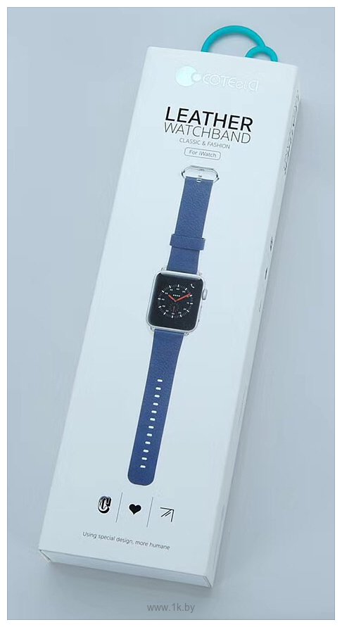 Фотографии COTEetCI W22 для Apple Watch 42/44 мм (синий)