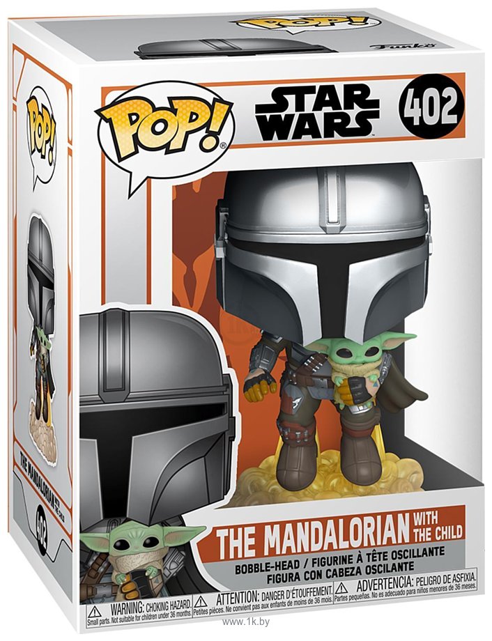 Фотографии Funko Bobble Star Wars Mandalorian Mandalorian with The Child 50959