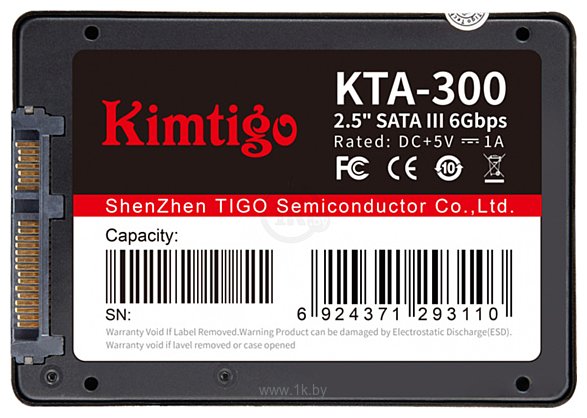 Фотографии Kimtigo KTA-300 960GB K960S3A25KTA300