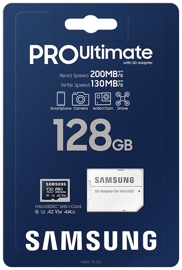 Фотографии Samsung PRO Ultimate microSDXC 128GB (с адаптером)