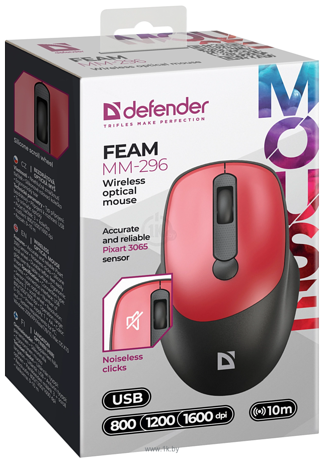 Фотографии Defender Feam MM-296 black/red