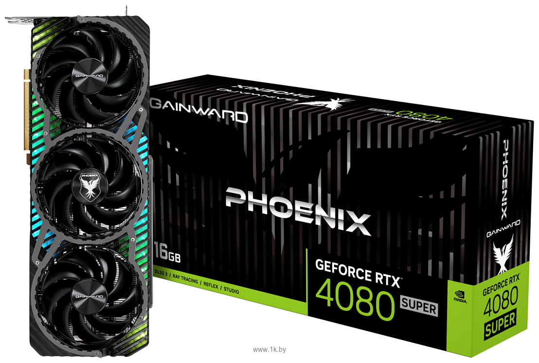 Фотографии Gainward GeForce RTX 4080 Super Phoenix (NED408S019T2-1032X)