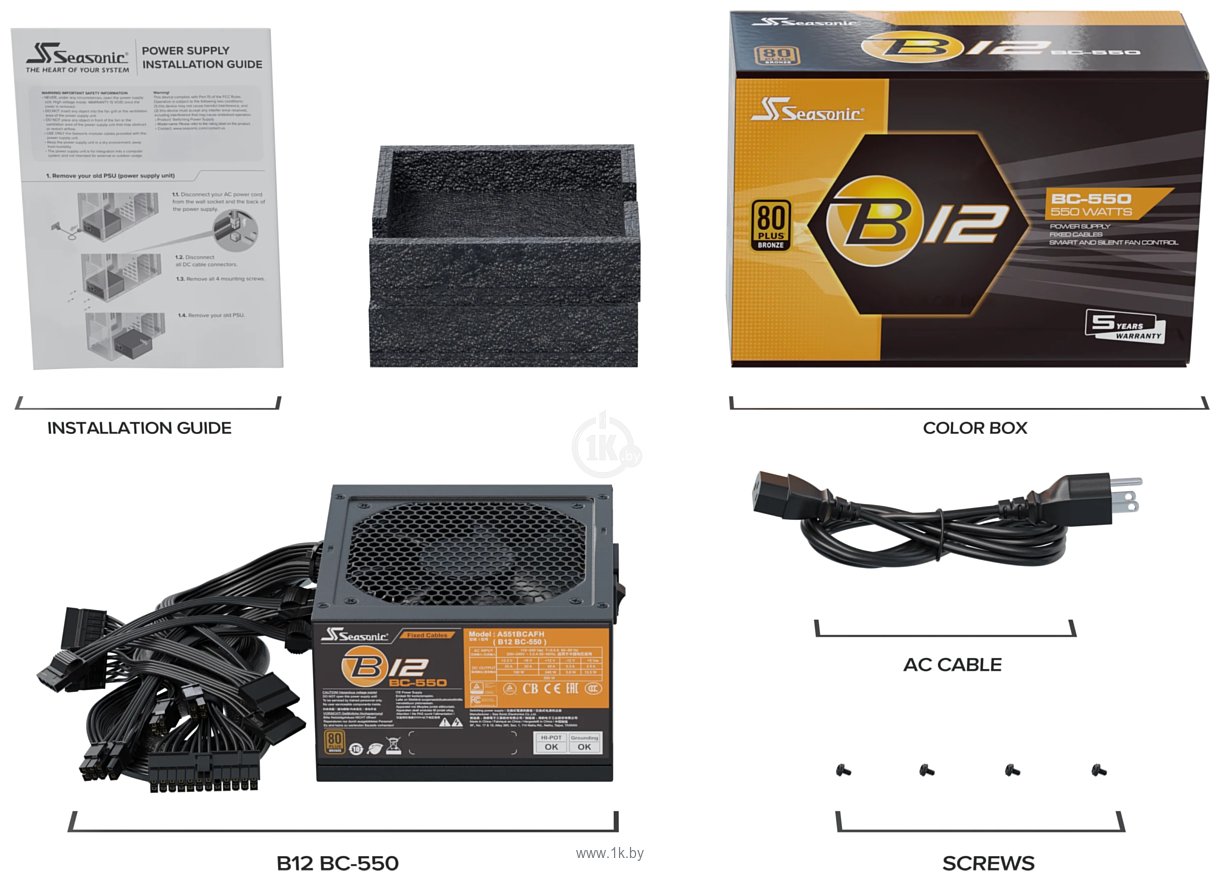 Фотографии Seasonic B12 BC-550