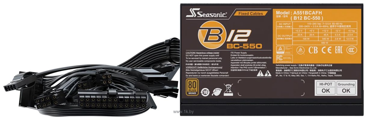 Фотографии Seasonic B12 BC-550