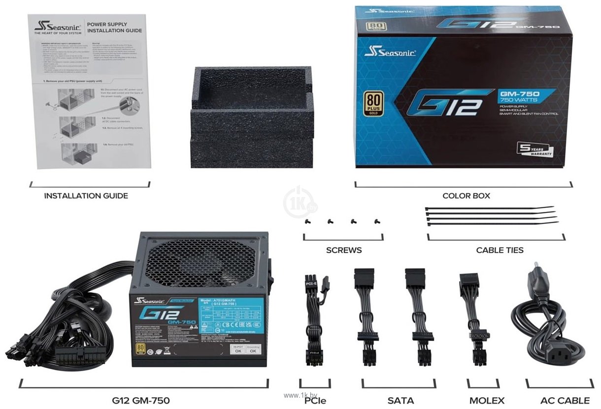 Фотографии Seasonic G12 GM-750