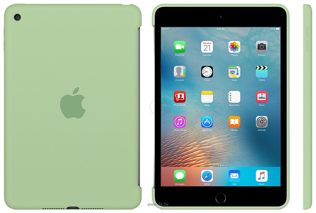 Фотографии Apple Silicone Case for iPad mini 4 (Mint) (MMJY2ZM/A)