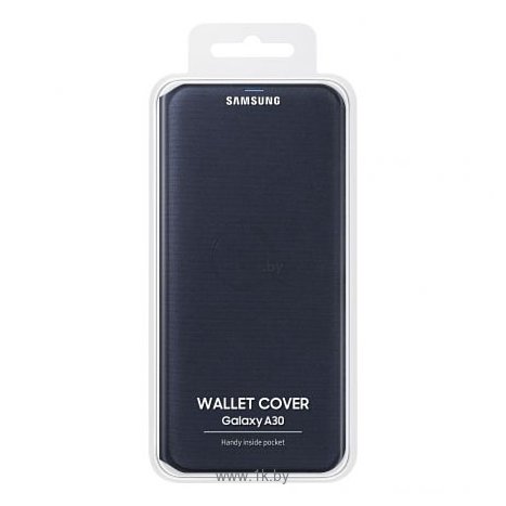 Фотографии Samsung Wallet Cover для Samsung Galaxy A30 (черный)