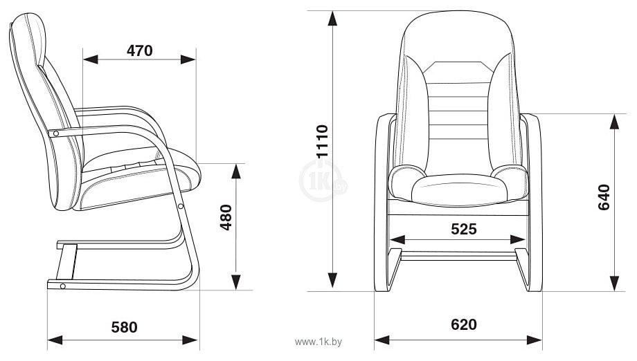 Фотографии Бюрократ T-9923WALNUT-AV (черный)