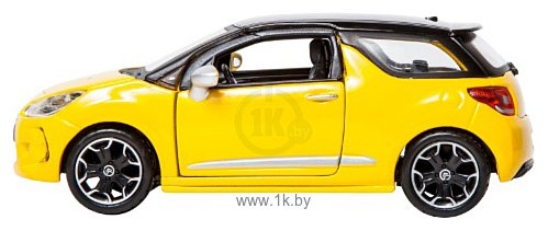 Фотографии Bburago Citroen DS 3 18-43026 (желтый)