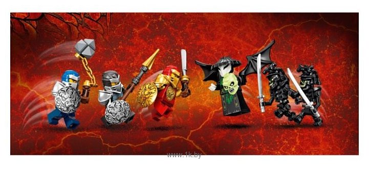 Фотографии LEGO Ninjago 71721 Дракон чародея-скелета