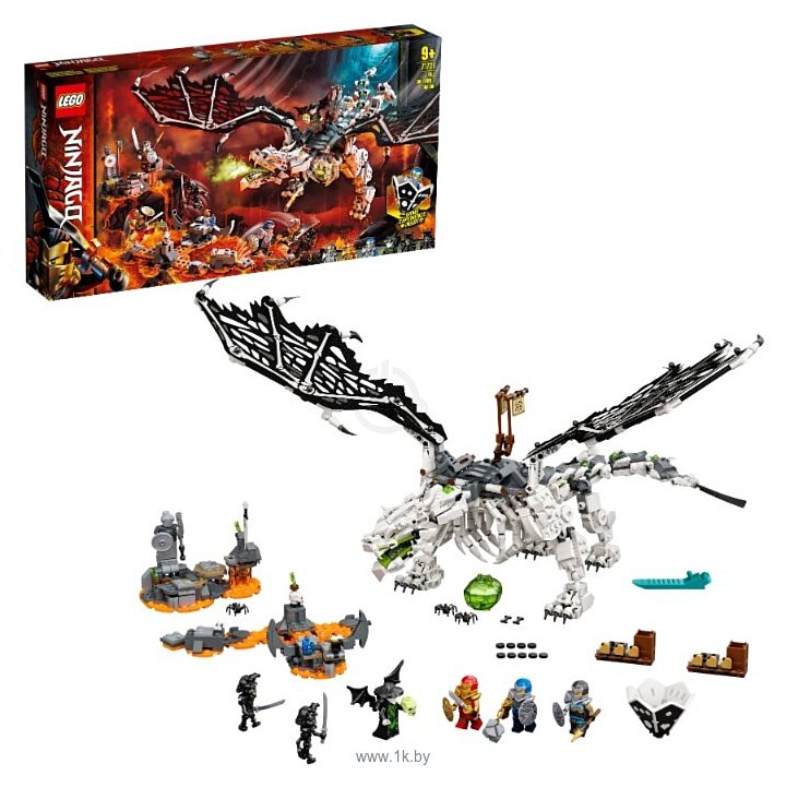 Фотографии LEGO Ninjago 71721 Дракон чародея-скелета