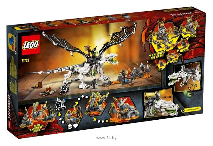 Фотографии LEGO Ninjago 71721 Дракон чародея-скелета