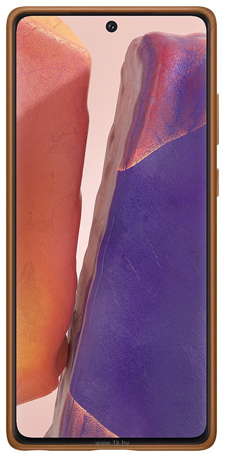 Фотографии Samsung Leather Cover для Galaxy Note 20 (коричневый)