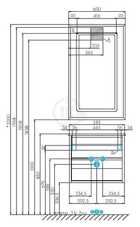 Фотографии Акватон Римини 80 1A226701RN950 (черный)