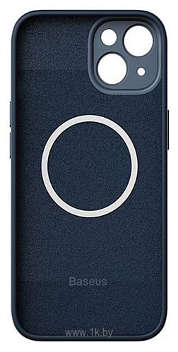 Фотографии Baseus Liquid Silica Gel Magnetic Case для iPhone 14 (синий)