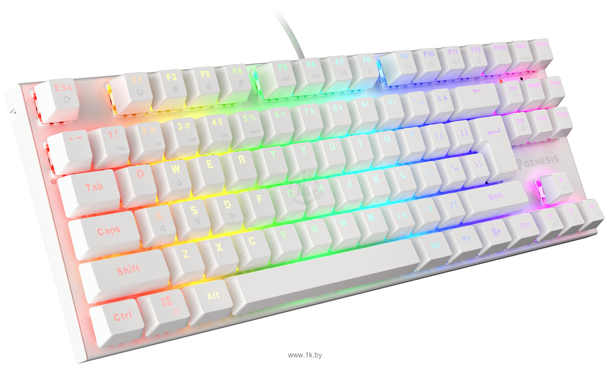 Фотографии Genesis Thor 303 TKL RGB white (без кириллицы)