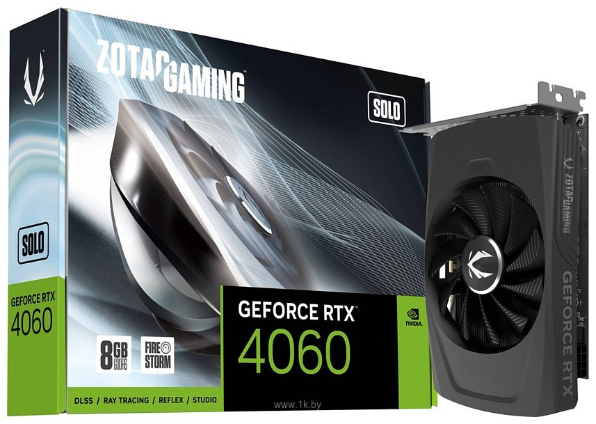 Фотографии ZOTAC GeForce RTX 4060 8GB SOLO (ZT-D40600G-10L)