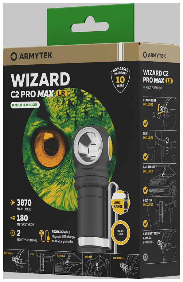 Фотографии Armytek Wizard C2 Pro Max Magnet USB LR (теплый свет)