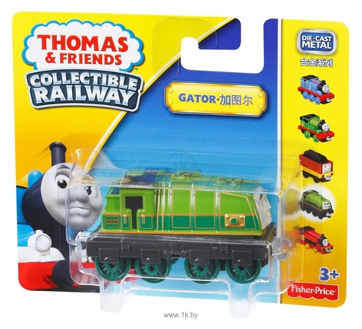 Фотографии Fisher Price Локомотив Гейтор серия Collectible Railway BMJ15