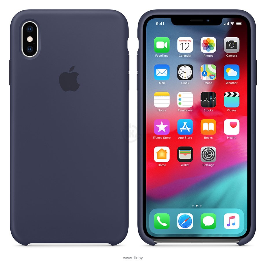 Фотографии Apple Silicone Case для iPhone XS Max Midnight Blue