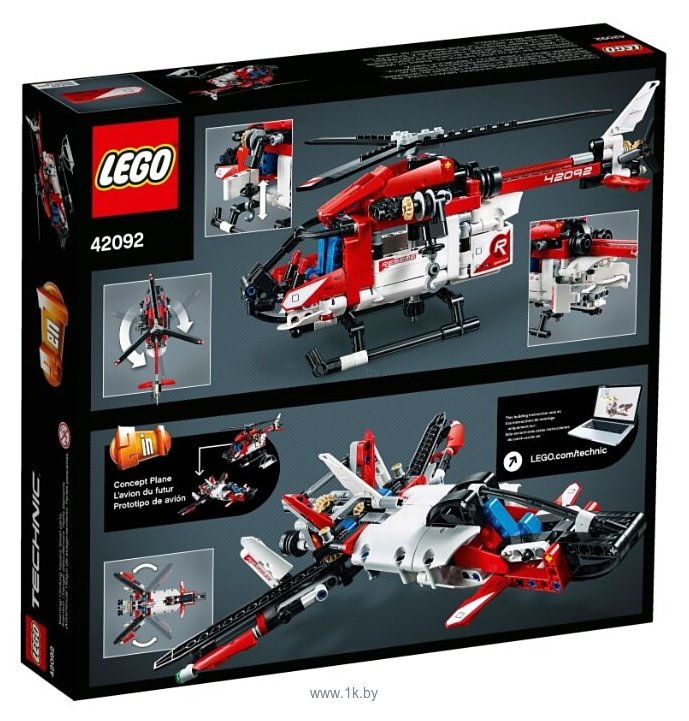 Фотографии LEGO Technic 42092 Спасательный вертолёт