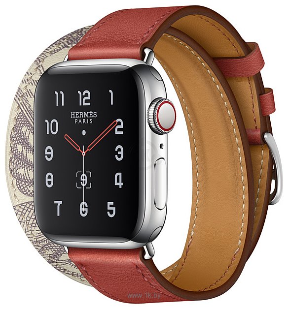 Фотографии Apple Watch Hermes Series 5 40mm GPS + Cellular Stainless Steel Case with Double Tour